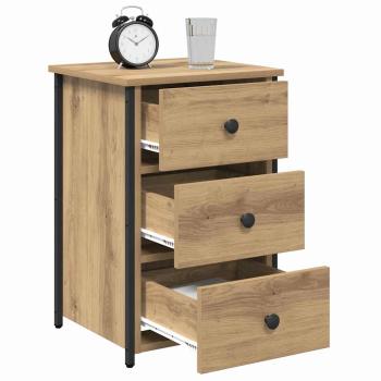 Artisan Eiche Nachttische Artisan Eiche Holzwerkstoff Kompakt