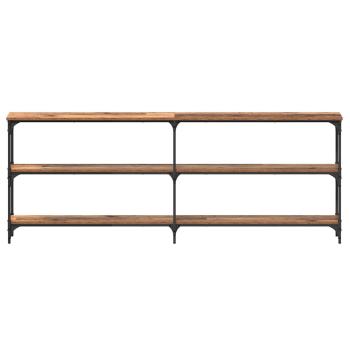 Konsolentisch Altholz 200x29x75 cm Brett Holz