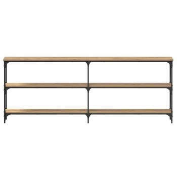 Konsolentisch Massivholz Eiche 200x29x75 cm Mehrschichtholz