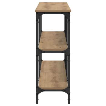 Konsolentisch Massivholz Eiche 200x29x75 cm Mehrschichtholz