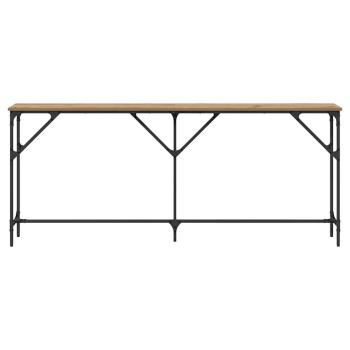 ARDEBO.de - Konsolentisch Artisan Eiche 180x23x75 cm Holzwerkstoff