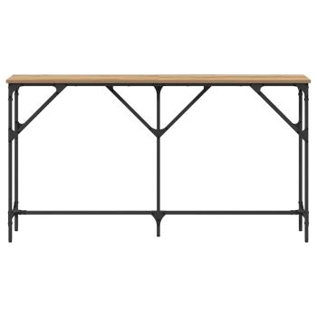 Konsole Tisch Massivholz Eiche 140x23x75 cm Holzwerkstoff