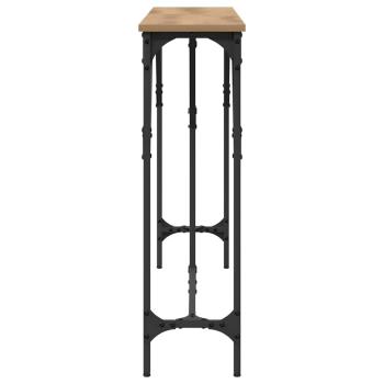 Konsole Tisch Massivholz Eiche 140x23x75 cm Holzwerkstoff