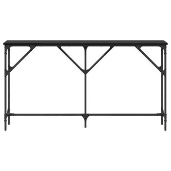Konsolentisch Schwarz Eiche 140x23x75 cm Holzwerkstoff