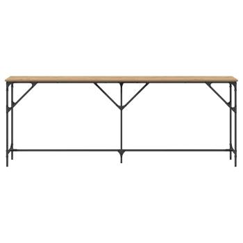 Konsolentisch Eiche 200x29x75 cm Holzwerkstoff