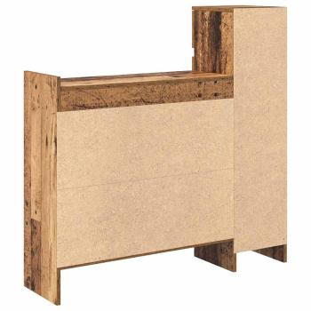 Schuhschrank Altholz 100.5x28x100 cm Engineered Wood