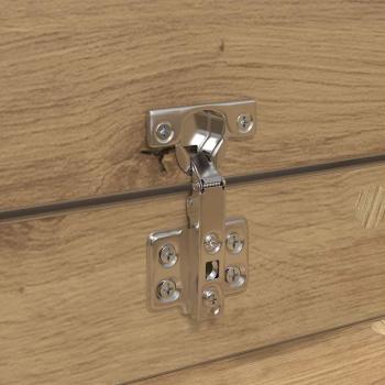 Schuhschrank Handgefertigte Eiche 100,5x28x100 cm Ingenie Holz