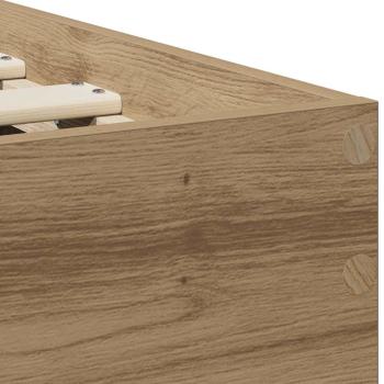 Bettgestell ohne Matratze mit Kopfteil Artisan Eiche 75x190 cm