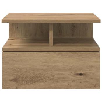 Schwebender Nachttisch Artisan Eiche 40x31x27 cm Holzwerkstoff