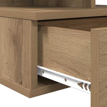 Schwebender Nachttisch Artisan Eiche 40x31x27 cm Holzwerkstoff