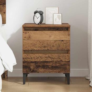 Bettenschrank Altes Holz 40x35x50 cm Holzwerkstoff