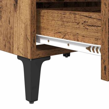 Bettenschrank Altes Holz 40x35x50 cm Holzwerkstoff