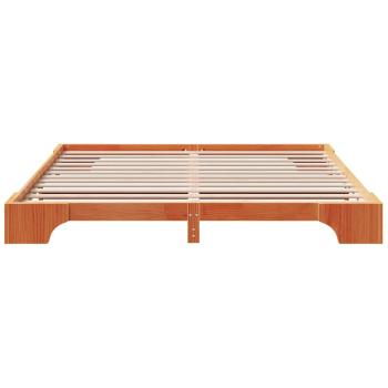Bettrahmen Wachsbrown Massivholz Kiefer 180 x 200 cm Bettrahmen