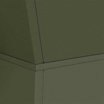 Pflanzenständerset Olivgrün Metall 35 x 35 x 73 cm