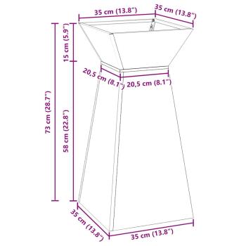 Pflanzenständer Edelstahl Groß Langlebig Pflanzenständer