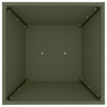 Pflanzenständer Olivgrün Metall 40 x 40 x 101 cm Pflanzen