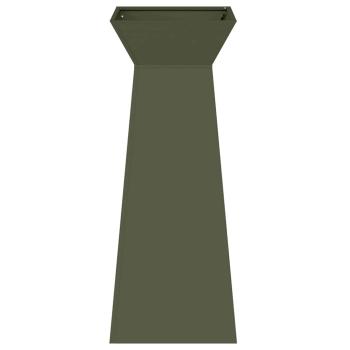 Pflanzenständer Olivgrün Metall 40 x 40 x 101 cm