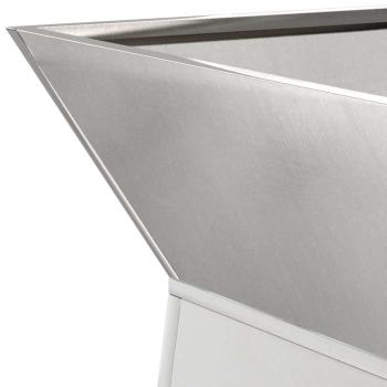 Pflanzenständer-Set Edelstahl 40 x 40 x 101 cm Dekorative Intarsien