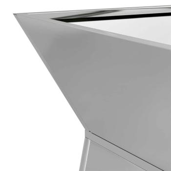 Pflanzenständer Feuerverzinkter Stahl 40 x 40 x 101 cm Pflanzer