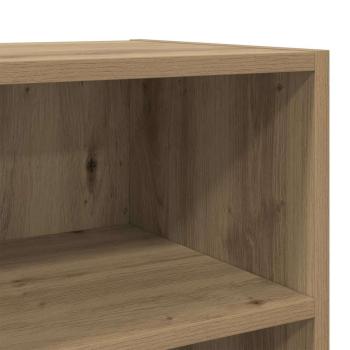 TV Stand Artisan Eiche Verleimtes Holz, Metall Mittel TV Stand