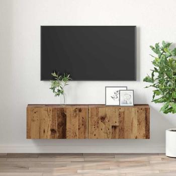 TV-Schranksystem Altes Holz Massivholz Altholz Mittel TV-Schrank