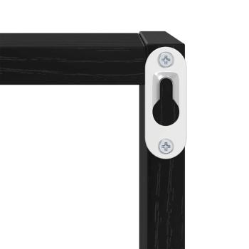 Wandregale Schwarz-Eiche MDF 26 x 15 x 26 cm Wandregale