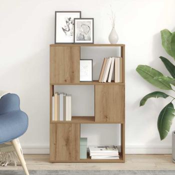 ARDEBO.de - Bücherständer Eichenholz Holzwerkstoff 60 x 24 x 94 cm