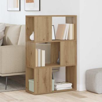 Bücherständer Eichenholz Holzwerkstoff 60 x 24 x 94 cm