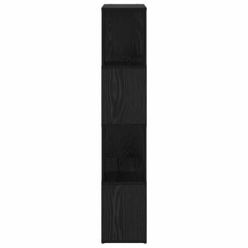 Regal Schwarze Eiche Holzwerkstoff 60 x 24 x 124 cm