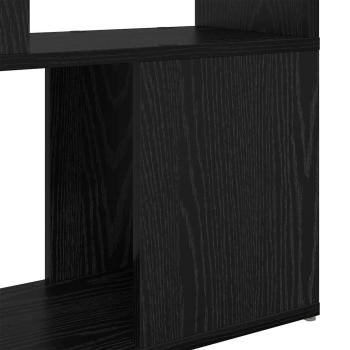 Regal Schwarze Eiche Holzwerkstoff 60 x 24 x 124 cm