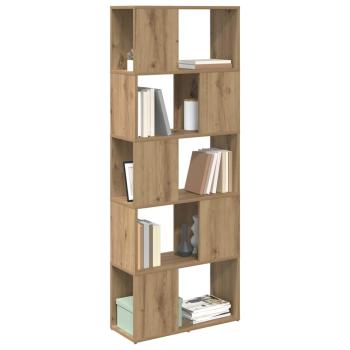 Bücherregal Artisan Eiche Spanplatte 60 x 24 x 155 cm Bücherregal