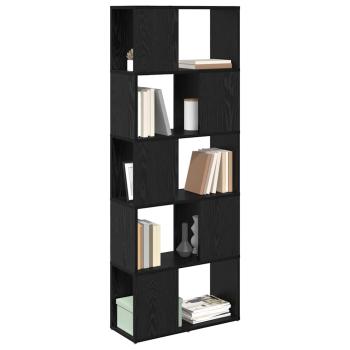 Bücherregal Schwarze Eiche Holzmaterial 60 x 24 x 155 cm