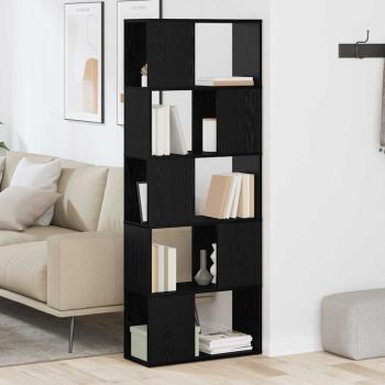 Bücherregal Schwarze Eiche Holzmaterial 60 x 24 x 155 cm