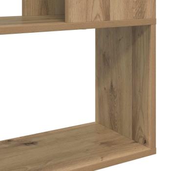 Bücherregal Handgefertigte Eiche Ingenieurholz 80 x 24 x 124 cm