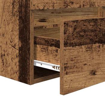 Badezimmer Aufbewahrungsschrank Verwittertes Holz MDF mit Holzfurnier