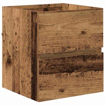 Badezimmer Aufbewahrungsschrank Verwittertes Holz MDF mit Holzfurnier