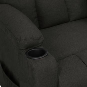 Relaxsessel Schwarz Stoff