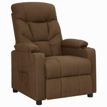 ARDEBO.de - Relaxsessel Braun Stoff