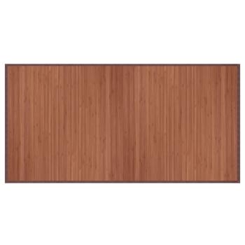 Teppich Rechteckig Braun 100x200 cm Bambus