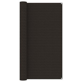 Zeltteppich 200x200 cm Braun