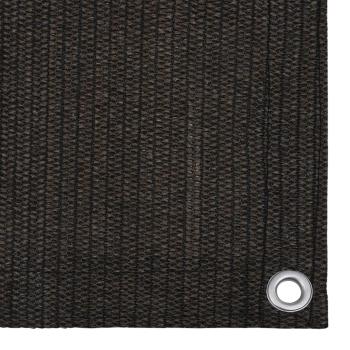 Zeltteppich 200x200 cm Braun