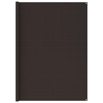 Zeltteppich 250x200 cm Braun