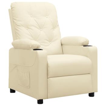 ARDEBO.de - Relaxsessel Creme Kunstleder