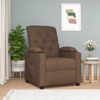 ARDEBO.de - Relaxsessel Elektrisch Braun Stoff