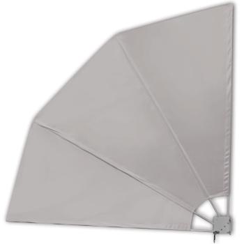 Faltbarer Balkonfächer Creme 210×210 cm