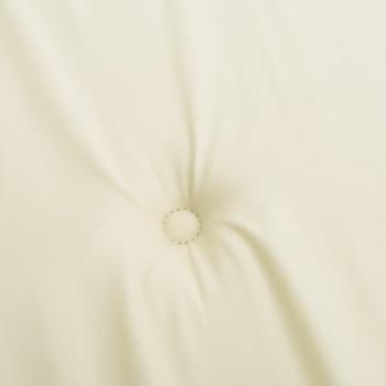 Hochlehner-Auflagen 2 Stk. Creme Oxford-Gewebe