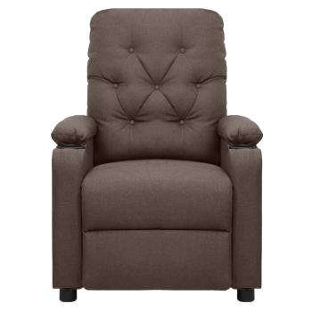 Aufstehsessel Braun Stoff
