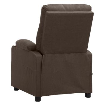 Aufstehsessel Braun Stoff