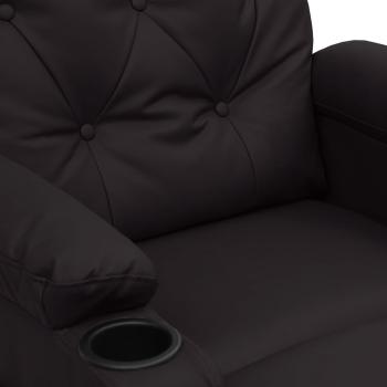 Massagesessel Elektrisch Schwarz Kunstleder