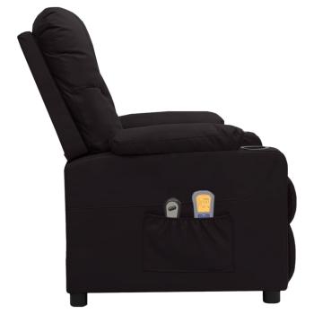Massagesessel Elektrisch Schwarz Kunstleder